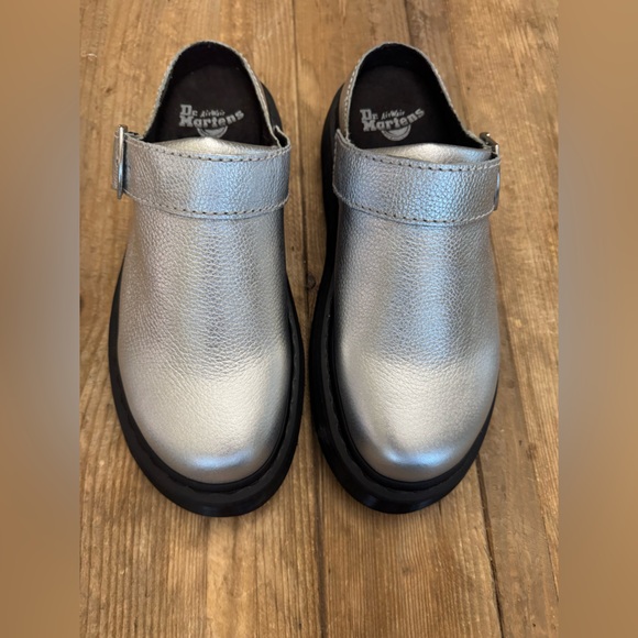 DR. MARTEN’S LAKETEN SLINGBACK MULE $150 New Metallic Tumble Women’s 9 Men’s 8 - Picture 4 of 11